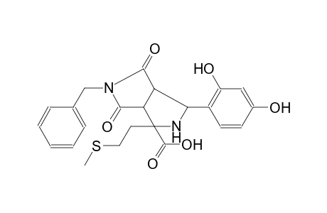 pyrrolo[3,4-c]pyrrole-1-carboxylic acid, 3-(2,4-dihydroxyphenyl)octahydro-1-[2-(methylthio)ethyl]-4,6-dioxo-5-(phenylmethyl)-