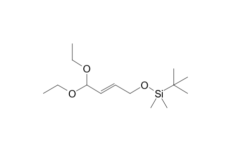 (E)-4-(tert-Butyldimethylsilyl)oxy-2-butenal diethyl acetal