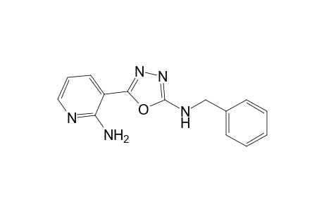5-(2-Amino-3-pyridyl)-2-benzylamino-1,3,4-oxadiazole