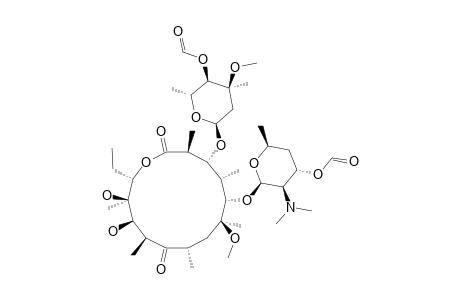 (2'S,3'R)-3'-DEDIMETHYLAMINO-2'-DEHYDROXY-2'-DIMETHYLAMINO-3'-HYDROXY-3',4''-DI-O-FORMYL-6-O-METHYLERYTHROMYCIN_A