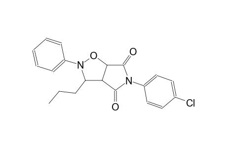 5-(4-chlorophenyl)-2-phenyl-3-propyldihydro-2H-pyrrolo[3,4-d]isoxazole-4,6(3H,5H)-dione