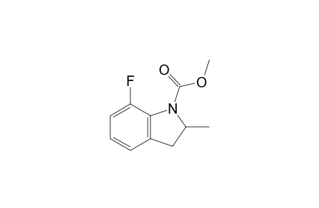 Methyl-7-fluoro-2-methylindoline-1-carboxylate