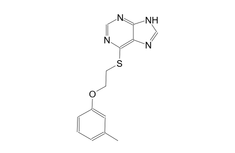 9H-purine, 6-[[2-(3-methylphenoxy)ethyl]thio]-