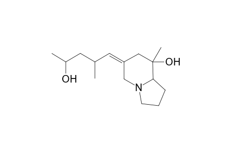 6-Methyl-6-hydroxy-8-(2'-methyl-4'-hydroxypentylidene)-1-azabicyclo[3.4.0]nonane