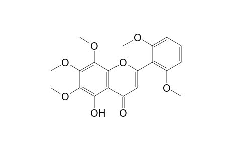 5-Hydroxy-6,7,8,2',6'-pentamethoxyflavone