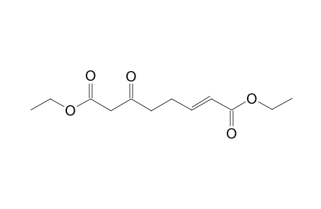 Ethyl (E)-6-oxo-7-ethyloxycarbonylhept-2-enoate