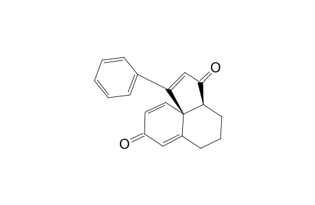 (3AR*,10AR*)-1-PHENYL-3,3A,4,5,6,8-HEXAHYDROCYCLOPENTA-[D]-NAPHTHALENE-3,8-DIONE