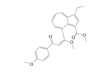 Methyl 3-Ethyl-8-[1-methoxy-3-(4-methoxyphenyl)-3-oxopropenyl]azulene-1-carboxylate