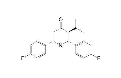 T(3)-ISOPROPYL-R(2),C(6)-BIS-(PARA-FLUOROPHENYL)-PIPERIDIN-4-ONE