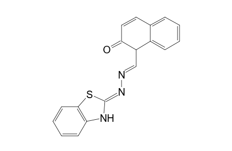 1-((E)-((Z)-benzo[d]thiazol-2(3H)-ylidenehydrazono)methyl)naphthalen-2(1H)-one