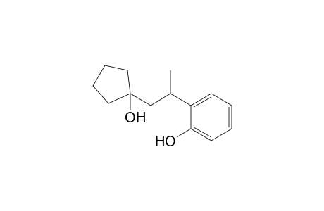 2-(o-Hydroxyphenyl)propylcyclopentanol