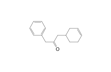 2-Propanone, 1-(3-cyclohexen-1-yl)-3-phenyl-, (.+-.)-