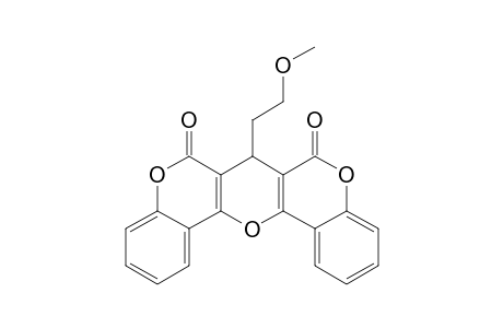 6H,7H,8H-Bis[1]benzopyrano[4,3-b:3',4'-e]pyran-6,8-dione, 7-(2-methoxyethyl)-