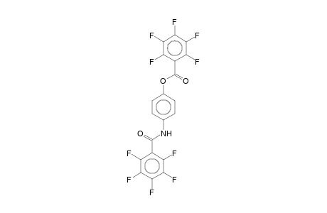 Pentafluorbenzoesaeure-[(n-pentafluorbenzoyl)-p-aminophenyl]-ester