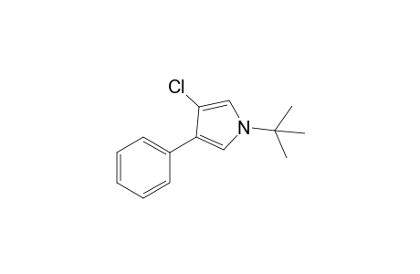 1-tert-Butyl-3-chloranyl-4-phenyl-pyrrole