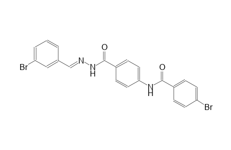 4-bromo-N-(4-{[(2E)-2-(3-bromobenzylidene)hydrazino]carbonyl}phenyl)benzamide