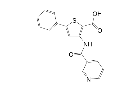 2-thiophenecarboxylic acid, 5-phenyl-3-[(3-pyridinylcarbonyl)amino]-