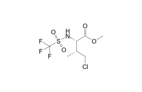 (2S,3S/3R)-N-Trifluoromethanesulfonyl-4-chlorovaline methyl ester