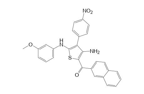 3-amino-5-(m-anisidino)-4-(p-nitrophenyl)-2-thienyl 2-naphthyl ketone