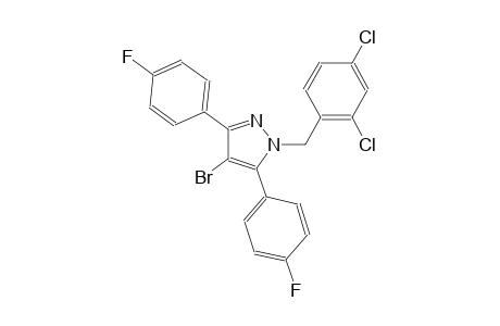 4-bromo-1-(2,4-dichlorobenzyl)-3,5-bis(4-fluorophenyl)-1H-pyrazole