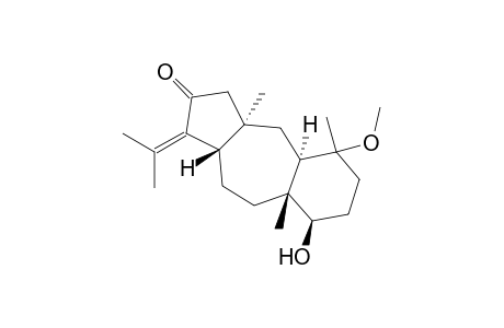 (1R*,4R,5R,8S,12R,14R)-4-Hydroxy-10-keto-1-methoxydolast-9-(17)ene