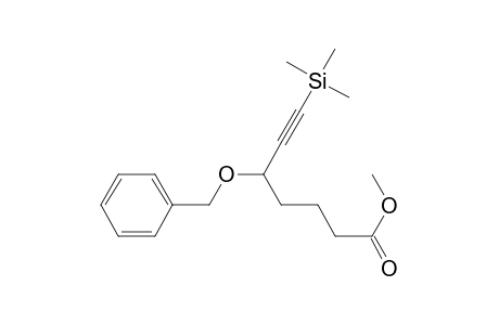Methyl 5-benzyloxy-7-trimethylsilyl-6-heptynoate