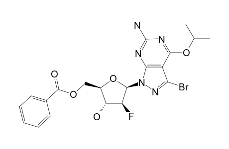 3-BROMO-1-(5-O-BENZOYL-2-DEOXY-2-FLUORO-BETA-D-ARABINOFURANOSYL)-4-ISOPROPOXY-1H-PYRAZOLO-[3.4-D]-PYRIMIDIN-6-AMINE