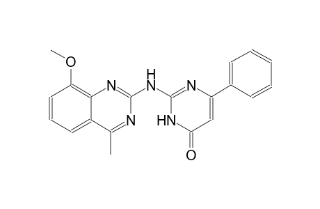 4(3H)-pyrimidinone, 2-[(8-methoxy-4-methyl-2-quinazolinyl)amino]-6-phenyl-