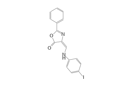 (4E)-4-[(4-iodoanilino)methylene]-2-phenyl-1,3-oxazol-5(4H)-one