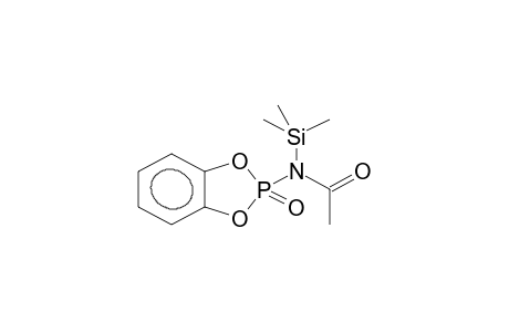 2-(N-TRIMETHYLSILYLACETAMIDO)-2-OXO-4,5-BENZO-1,3,2-DIOXAPHOSPHOLANE