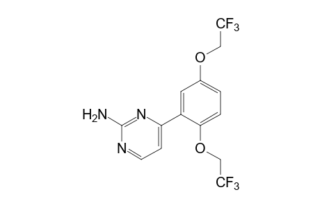 2-amino-4-[2,5-bis(2,2,2-trifluoroethoxy)phenyl]pyrimidine