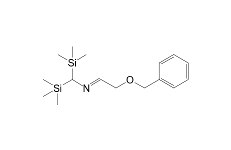 N-Bis(trimethylsilyl)methyl-N-(benzyloxyethylidene)amine