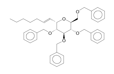 ALPHA-1,5-ANHYDRO-1-C-(1'-HEPTENYL)-2,3,4,6-TETRA-O-BENZYL-D-GLUCITOL