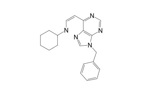 (Z)-9-BENZYL-6-[2-(CYCLOHEXYLAMINO)-VINYL]-PURINE
