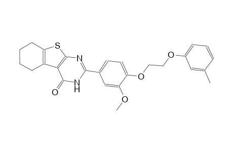 benzo[4,5]thieno[2,3-d]pyrimidin-4(3H)-one, 5,6,7,8-tetrahydro-2-[3-methoxy-4-[2-(3-methylphenoxy)ethoxy]phenyl]-