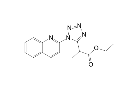 Ethyl 2-[1-(quinolin-2-yl)-1,2,3,4-tetrazol-5-yl]propanoate
