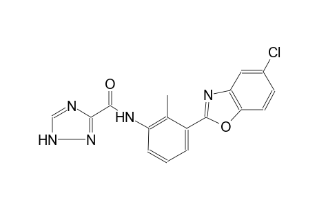 1H-1,2,4-triazole-3-carboxamide, N-[3-(5-chloro-2-benzoxazolyl)-2-methylphenyl]-