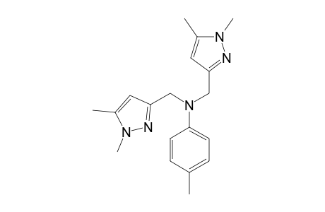 N,N-BIS-[(1,5-DIMETHYLPYRAZOL-3-YL)-METHYL]-PARA-TOLUIDINE