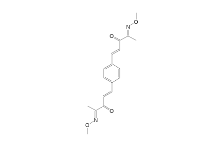 1,4-BIS-(4-METHOXYIMINO-3-OXOPENT-1-EN-1-YL)-BENZENE