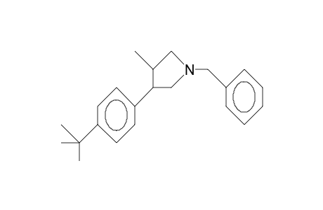Pyrrolidine, 3-[4-(1,1-dimethylethyl)phenyl]-4-methyl-1-(phenylmethyl)-
