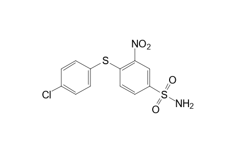 4-[(p-chlorophenyl)thio]-3-nitrobenzenesulfonamide