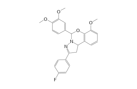 pyrazolo[1,5-c][1,3]benzoxazine, 5-(3,4-dimethoxyphenyl)-2-(4-fluorophenyl)-1,10b-dihydro-7-methoxy-