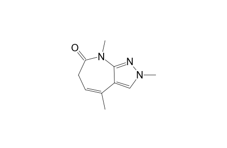 2,4,8-TRIMETHYL-6H-PYRAZOLO-[3,4-B]-AZEPIN-7-ONE