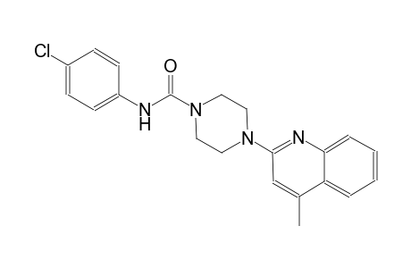 1-piperazinecarboxamide, N-(4-chlorophenyl)-4-(4-methyl-2-quinolinyl)-