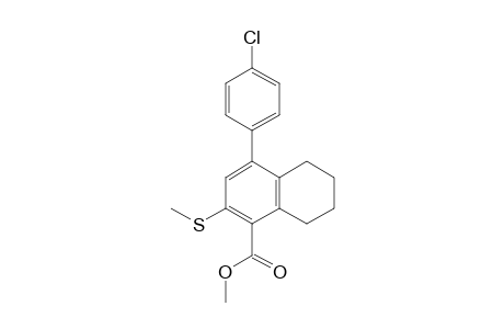 Methyl 4-(4-chlorophenyl)-6-methylthio-2,3-tetramethylenobenzoate