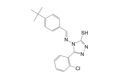 4-{[(E)-(4-tert-butylphenyl)methylidene]amino}-5-(2-chlorophenyl)-4H-1,2,4-triazole-3-thiol