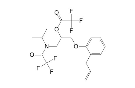 1-[3'-{N-(trifluoroacetyl)-N-isopropylamino}-2'-(trifluoroacetoxy)propoxy]-2-allylbenzene