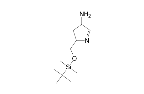 2-[[tert-butyl(dimethyl)silyl]oxymethyl]-3,4-dihydro-2H-pyrrol-4-amine