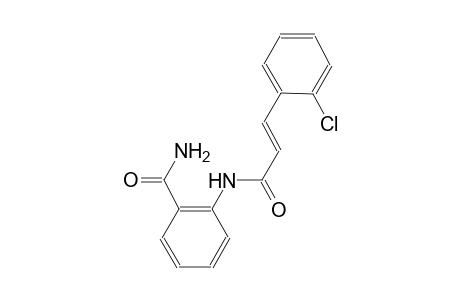2-{[(2E)-3-(2-chlorophenyl)-2-propenoyl]amino}benzamide