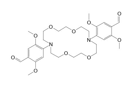 7,16-Bis(2,5-dimethoxy-4-formylphenyl)-1,4,10,13-tetraoxa-7,16-diazacyclooctadecane